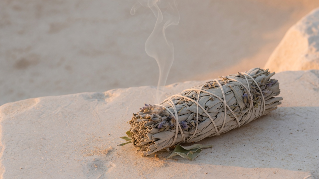 Sage on stone